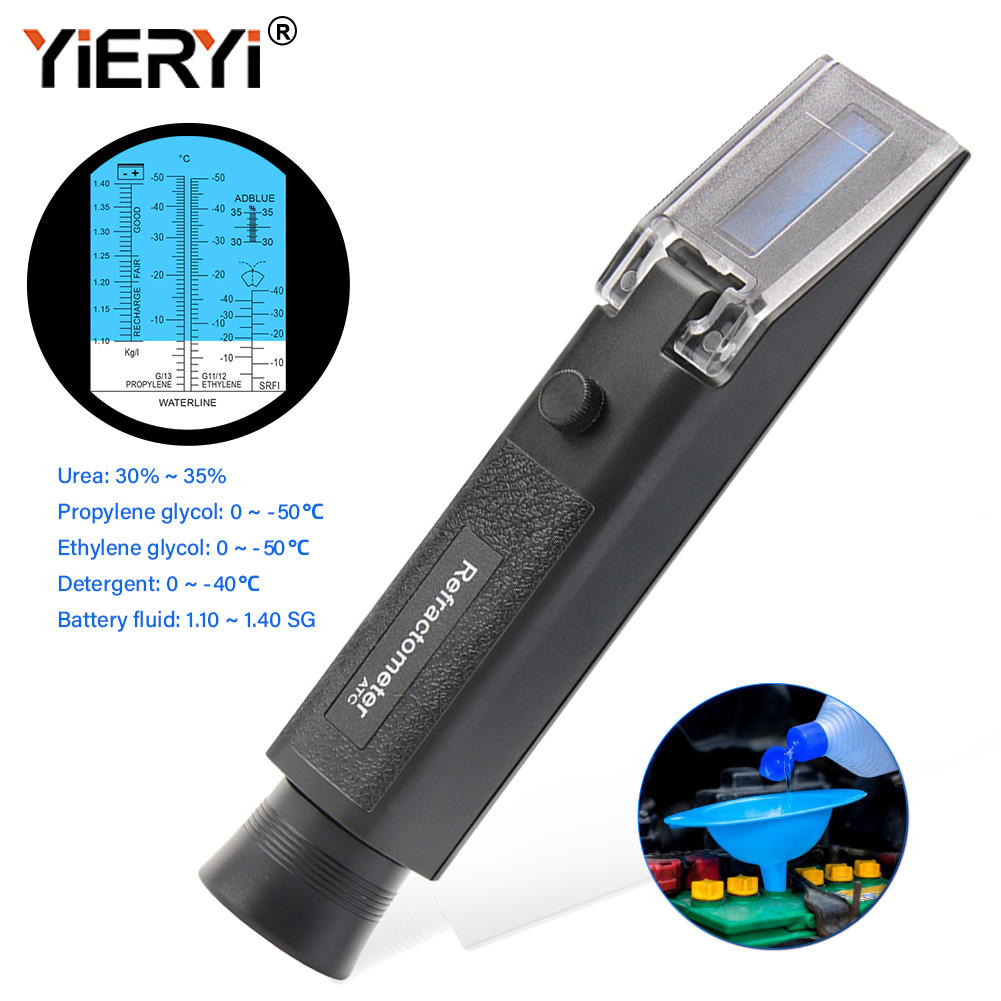 Marine Aquarium Refractometer - Yieryi 4-In-1 Antivries Refractometer Met ATC