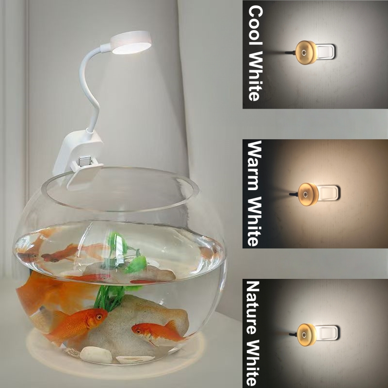 Aquarium Marine Lights - LED Aquariumlamp Clip-on Visbaklamp 360° °