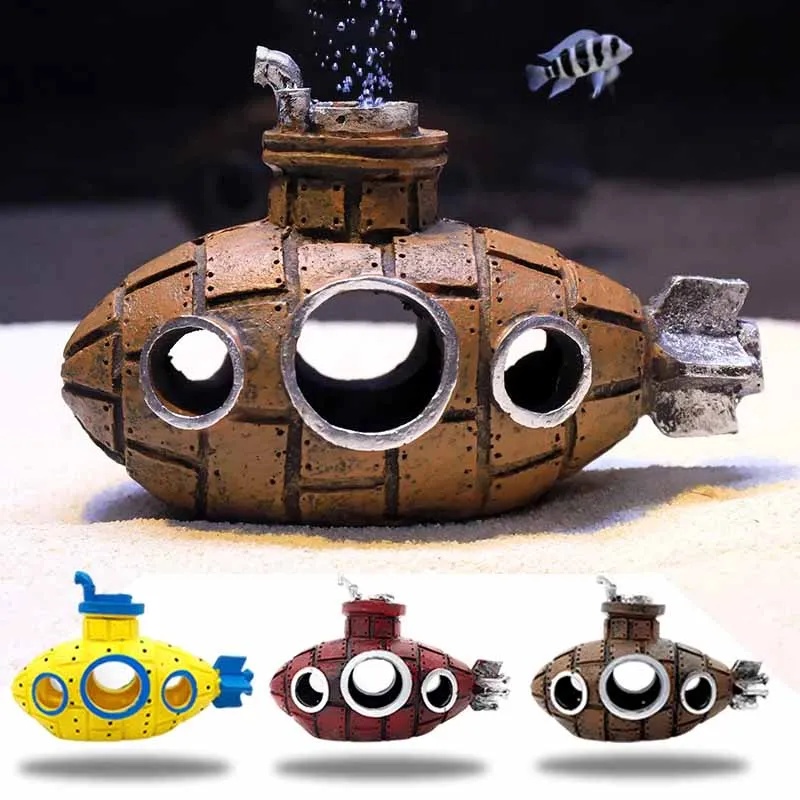 Marine Aquarium Hobby - Harsen Submarine Ornamenten Aquarium Visbak Decoratie