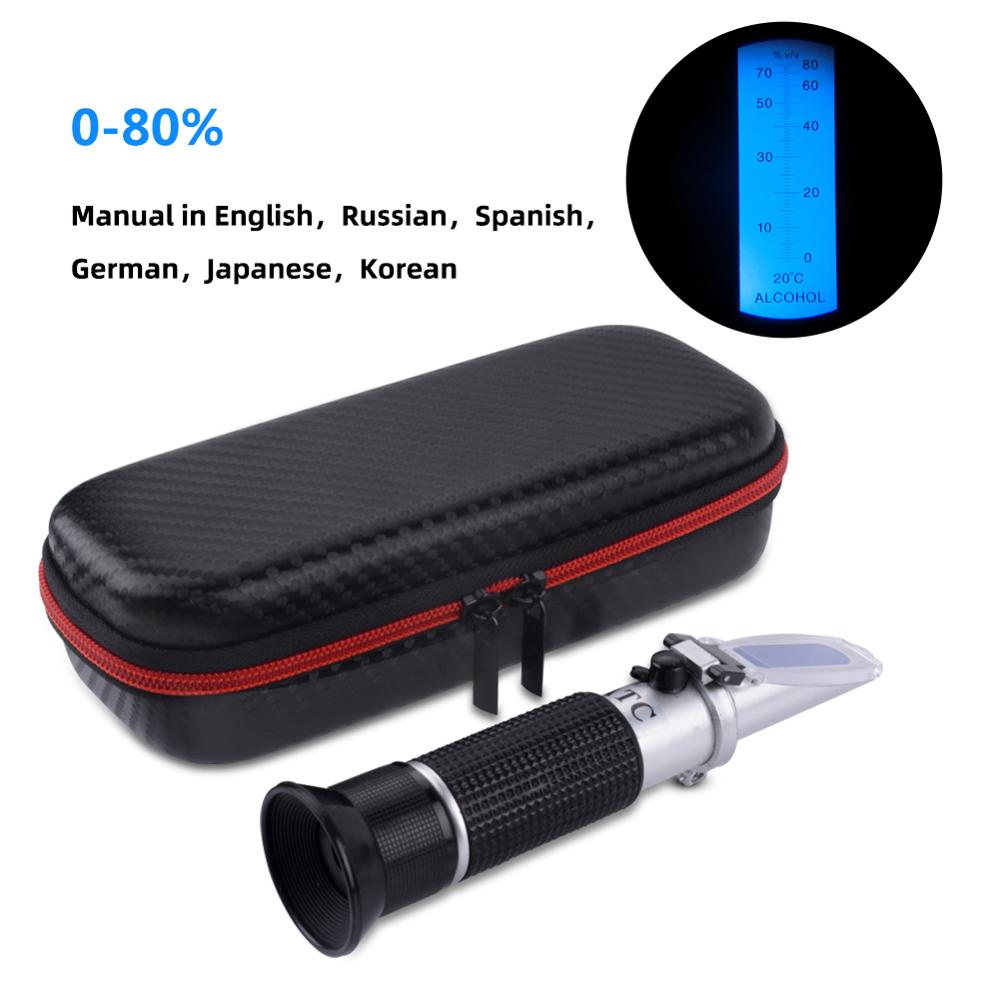 Marine Aquarium Refractometer - Hot Nieuwe Schokbestendige Verpakking Handbediende 0-80%