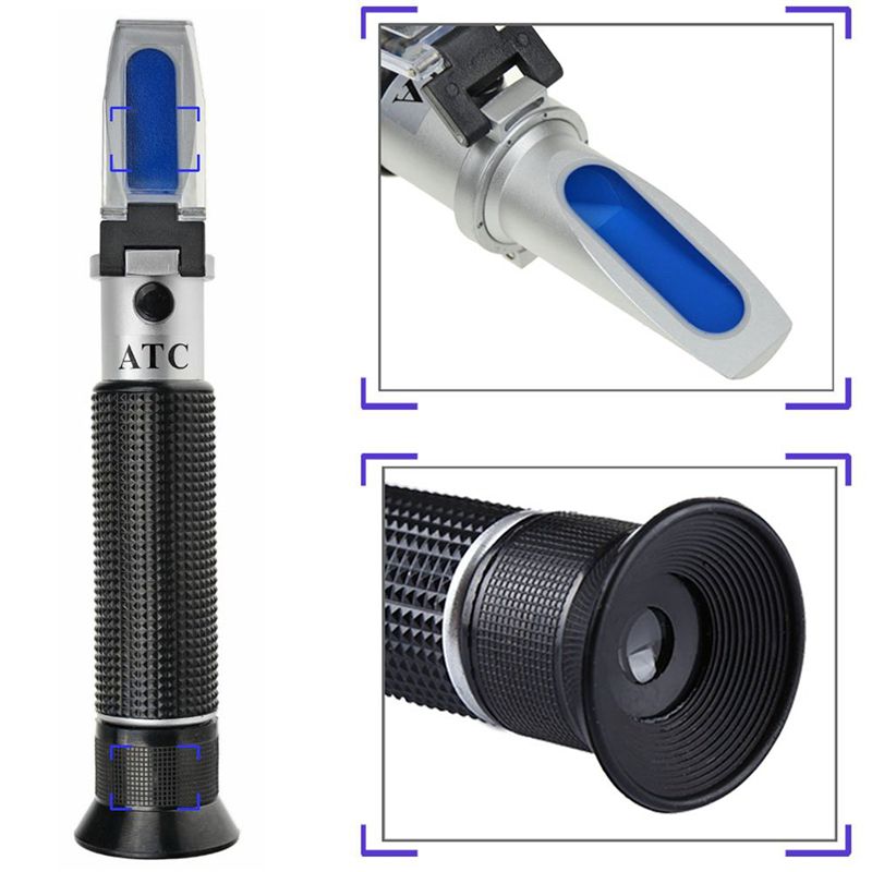 2X Zoutgehalte-refractometer v - Marine Aquarium Refractometer recensie en prijs