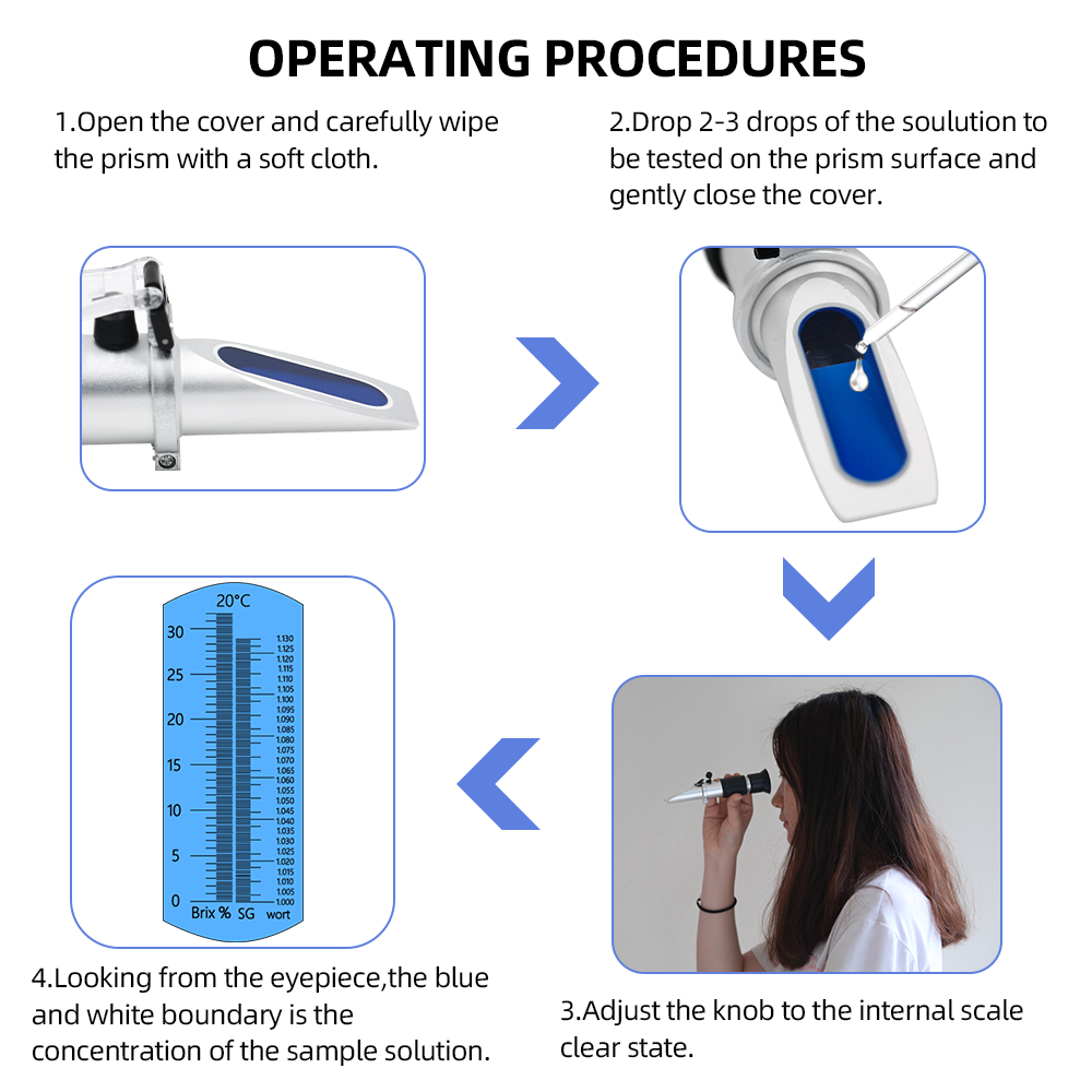Doos Refractometer Bier Wort W - Marine Aquarium Refractometer recensie en prijs