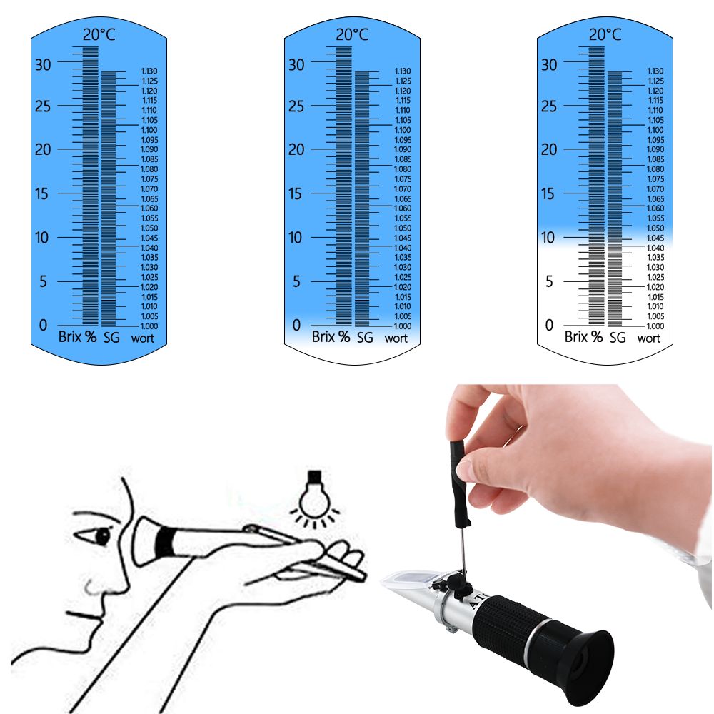 Doos Refractometer Bier Wort W - Marine Aquarium Refractometer recensie en prijs